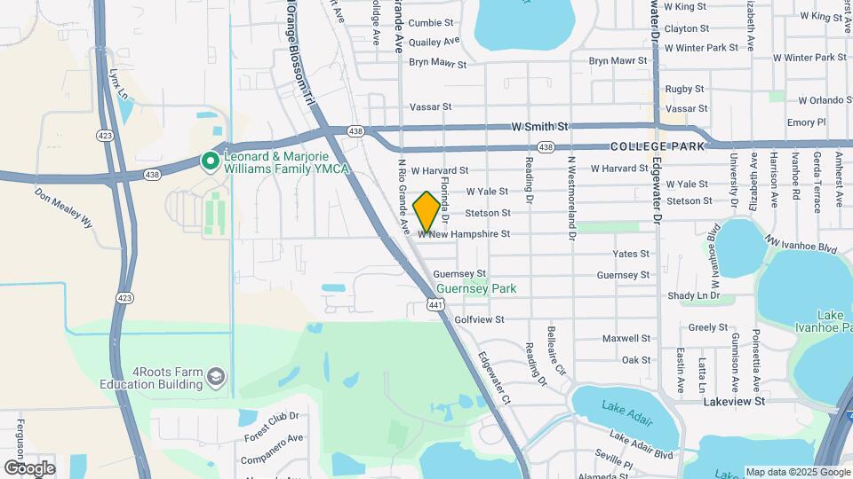 1437 Dann St Map and Location Details