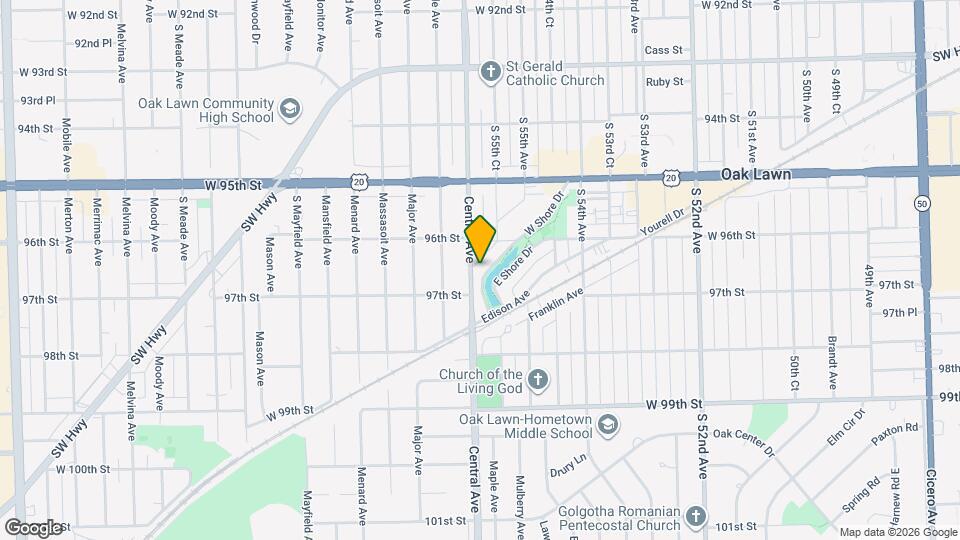 9624 W Shore Dr Map and Location Details