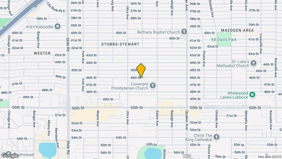 4701 46th Street Map and Location Details
