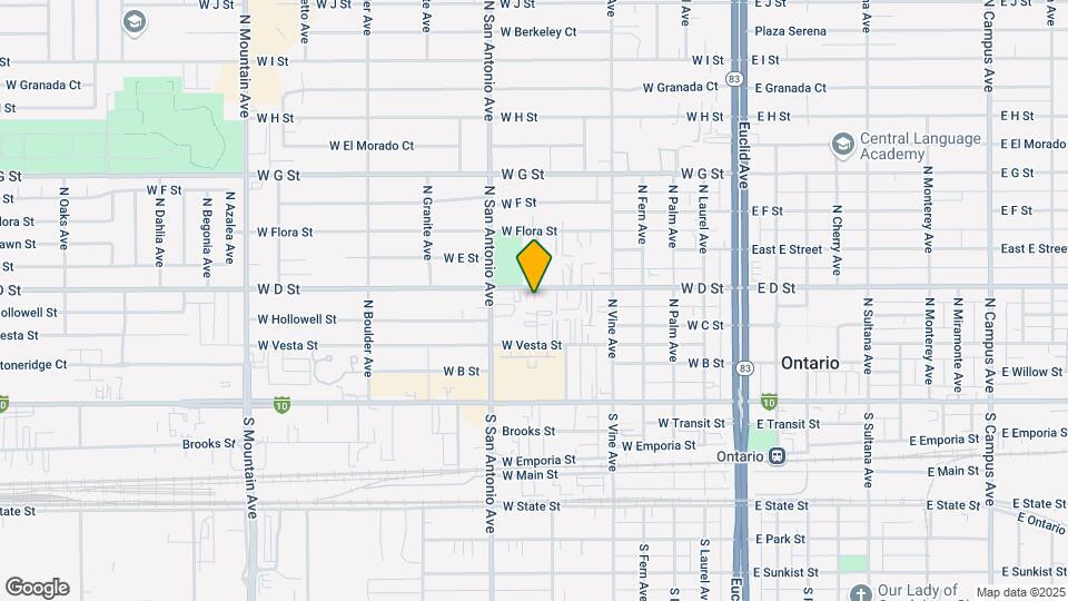 619-625 W D St Map and Location Details