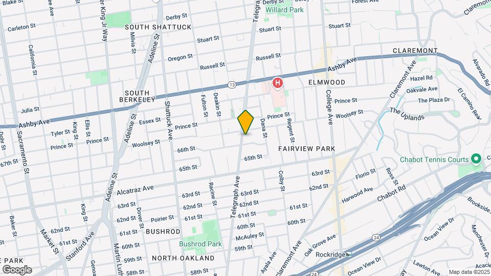 6616 Telegraph Ave Map and Location Details