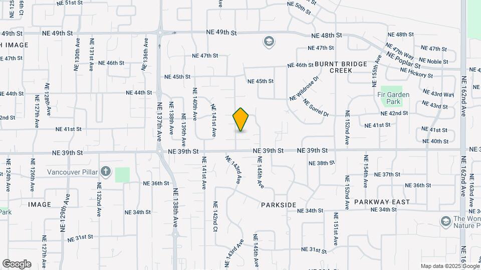 14305 NE 40th Cir Map and Location Details