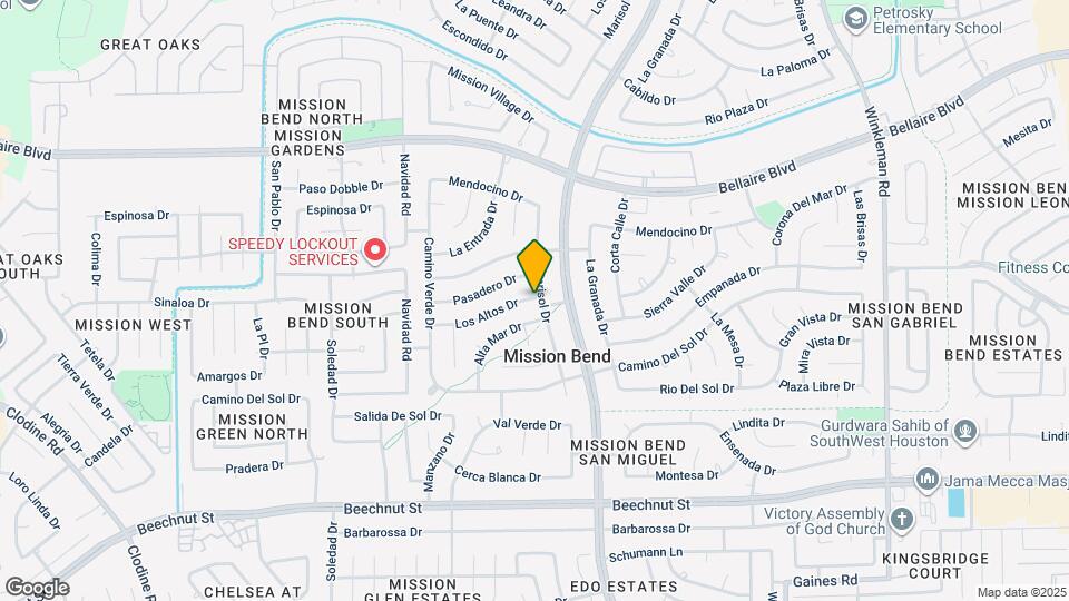 15807 Los Altos Dr Map and Location Details