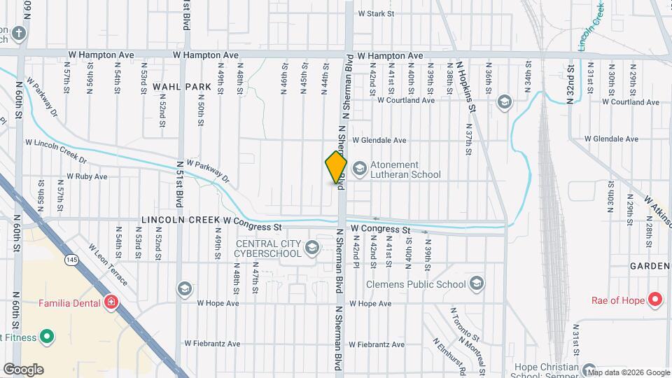 4469 N Sherman Blvd Map and Location Details