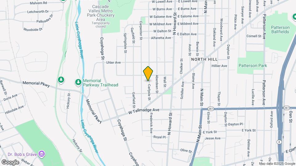 724 Carlysle St Map and Location Details