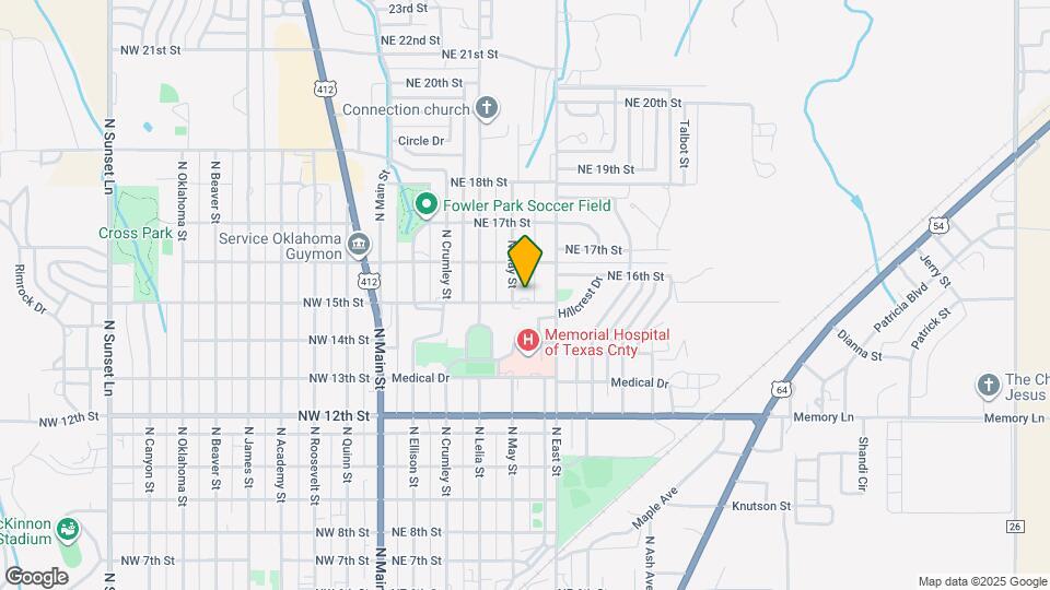 500 NE 15th St Map and Location Details