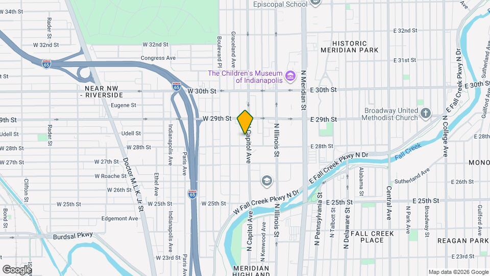 2818 N Capitol Ave, Unit Unit 3 Mapa y Detalles de la Ubicación