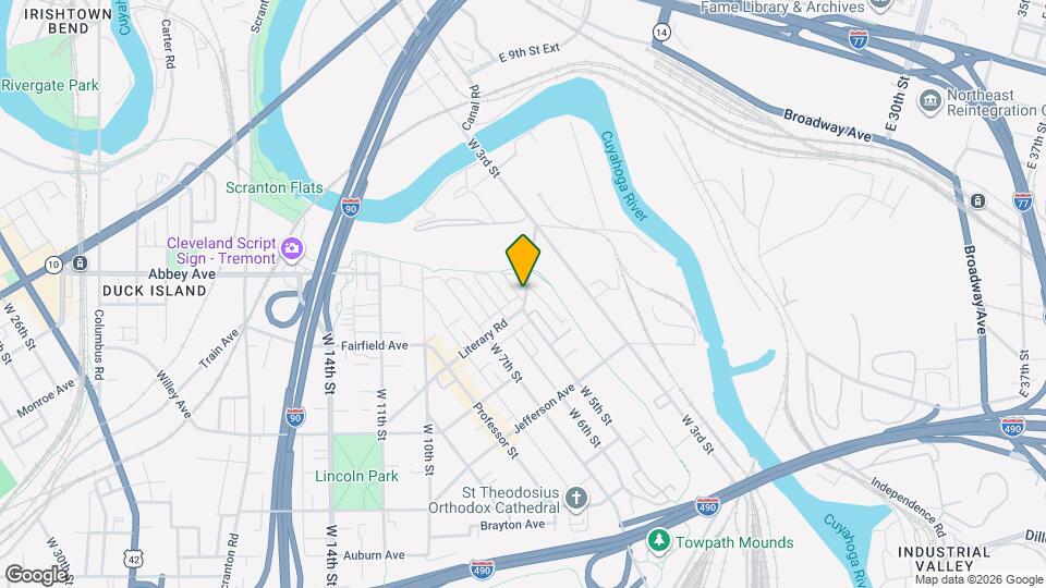 434 Literary Rd, Unit 1 Map and Location Details