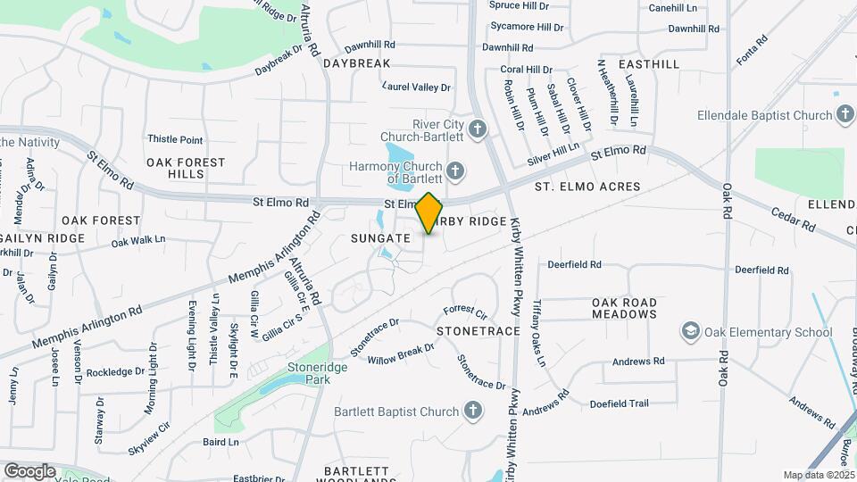 3690 Sunrise Ridge Dr Map and Location Details