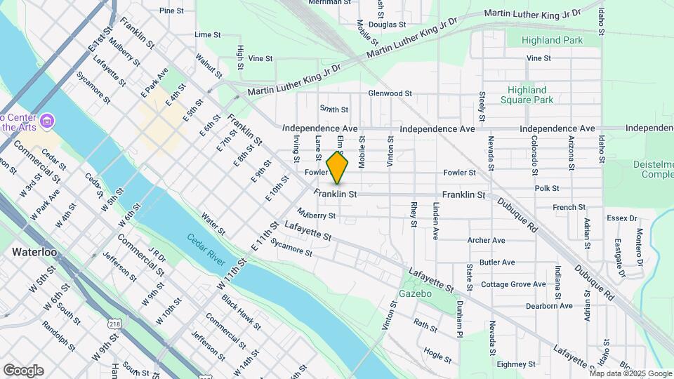1425 Franklin St Mapa y Detalles de la Ubicación