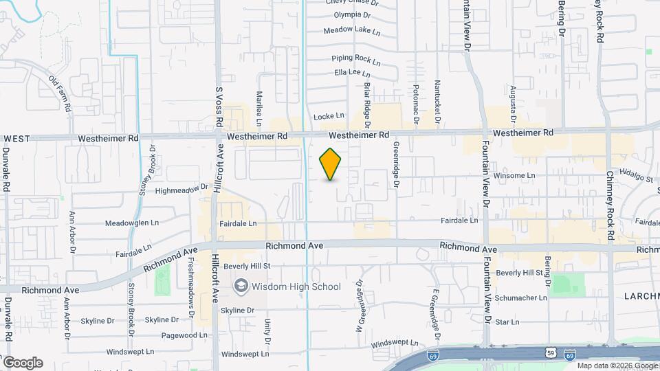 Siena on Westheimer Mapa y Detalles de la Ubicación