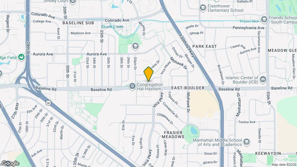 4110 Gilpin Dr Map and Location Details