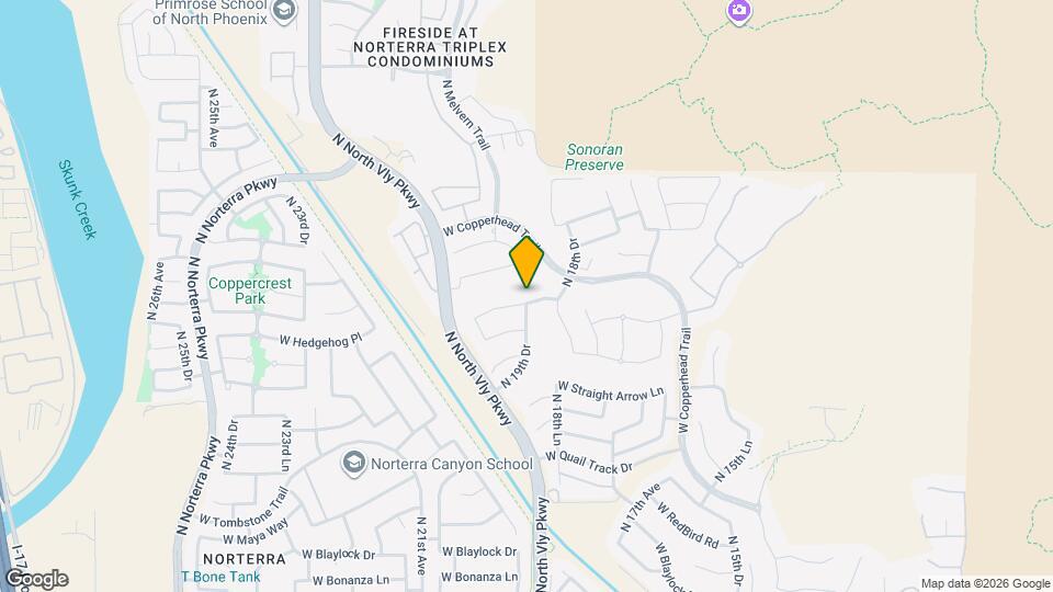 1912 W Black Hill Rd Mapa y Detalles de la Ubicación