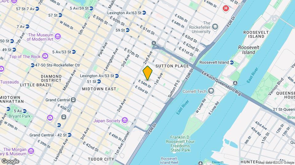 337 E 54th St-Unit -3B Map and Location Details