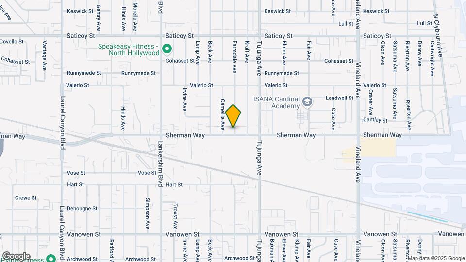11467 Sherman Way Map and Location Details
