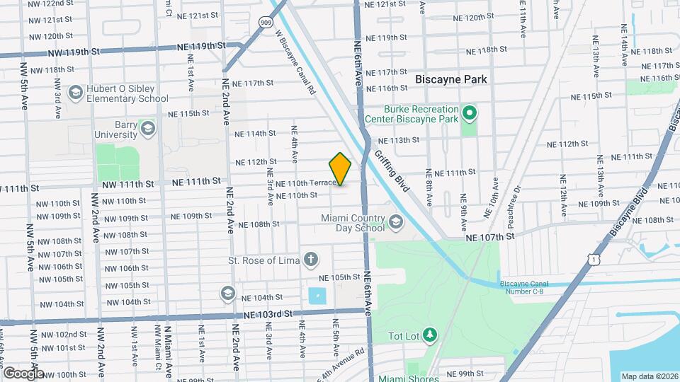 511 NE 110th St Map and Location Details