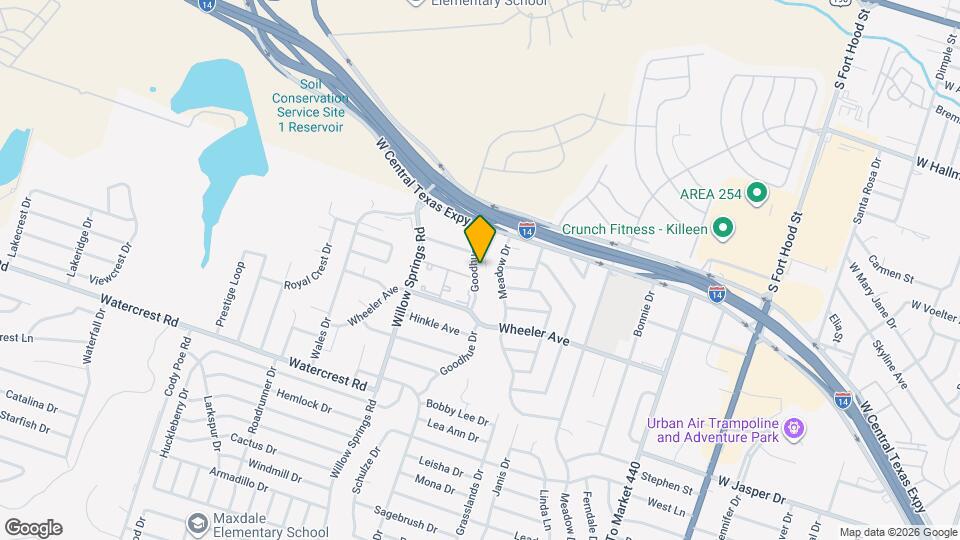 1112 Goodhue Dr Mapa y Detalles de la Ubicación