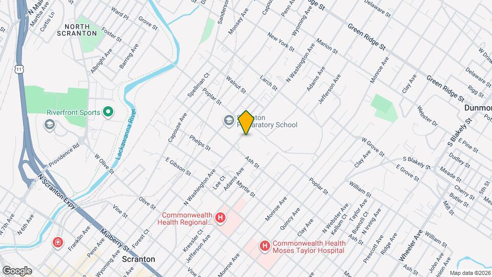 1032 N Washington Ave, Unit 203 Mapa y Detalles de la Ubicación