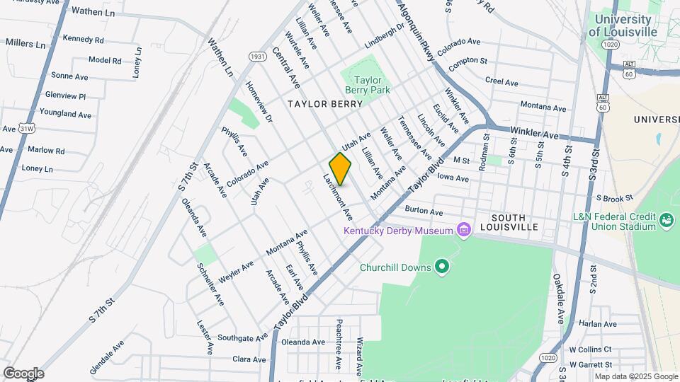 1213 Larchmont Ave Map and Location Details