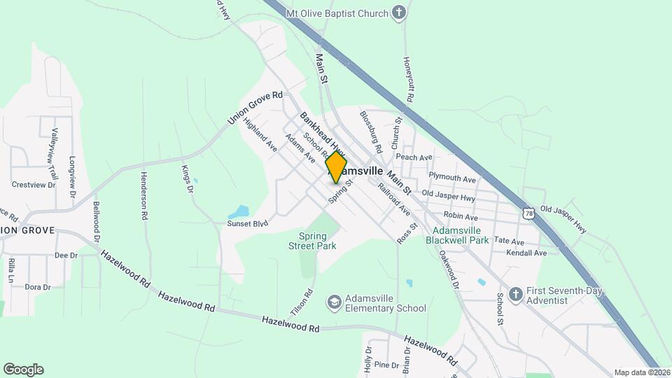 208 Spring St Map and Location Details