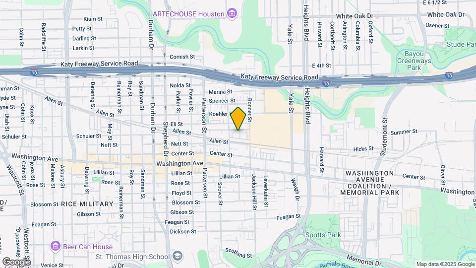 1265B Bonner St Map and Location Details