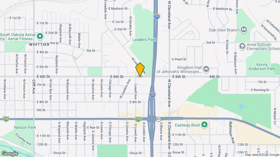 2409 E 6th St Map and Location Details