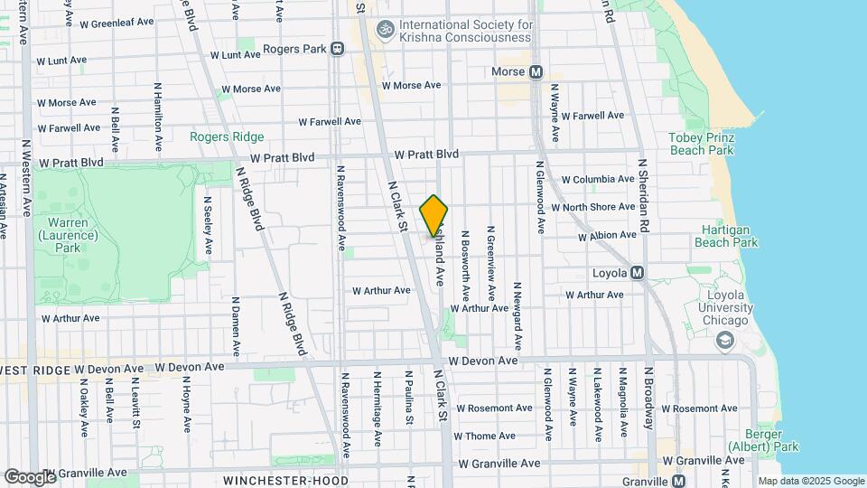 6612-6622 N Ashland Ave Map and Location Details