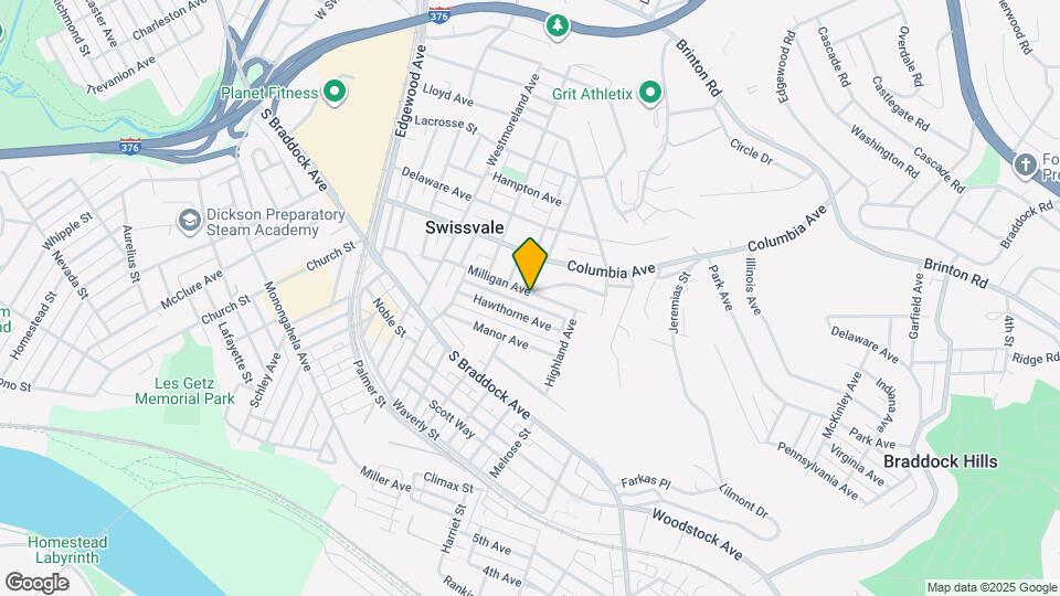 2258 Milligan Ave Map and Location Details