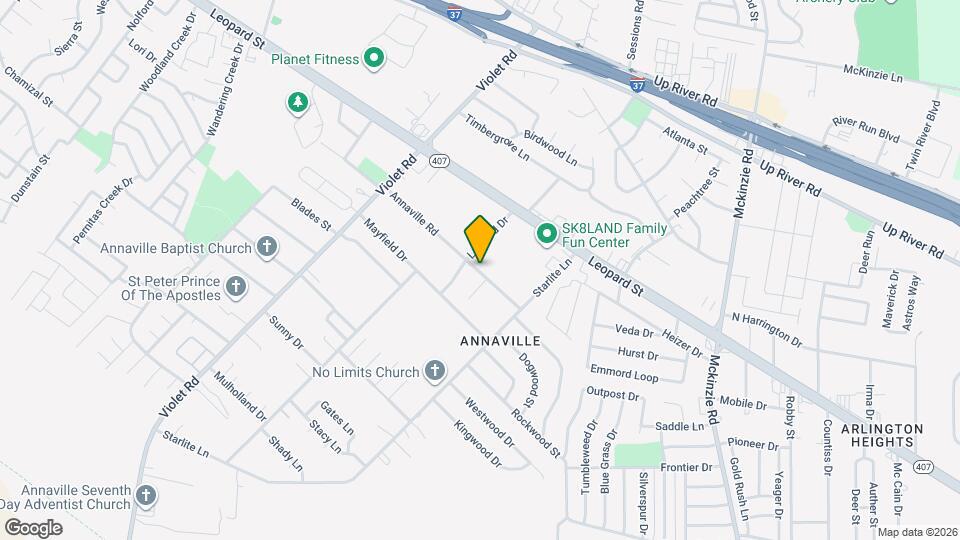 10912 Annaville Rd Map and Location Details