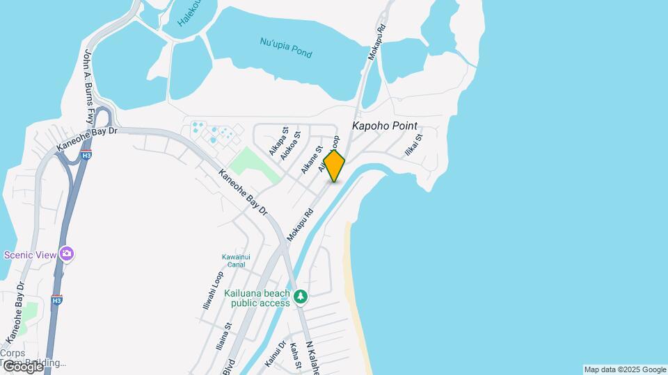 748 Mokapu Rd Map and Location Details
