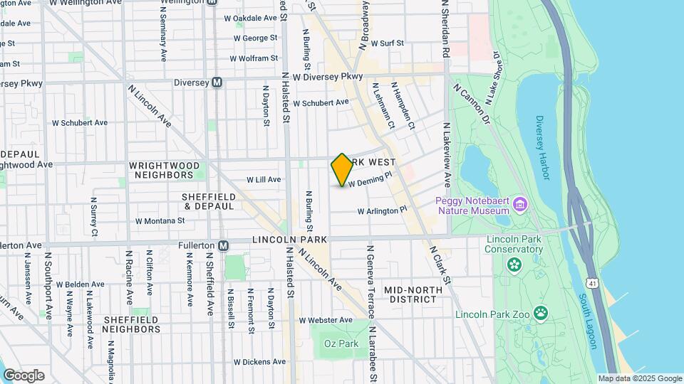 639 W Deming Pl-Unit -G Map and Location Details