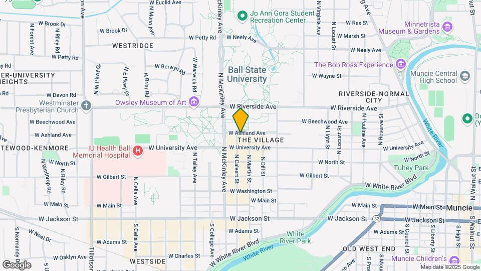 1727 W Ashland Ave Map and Location Details