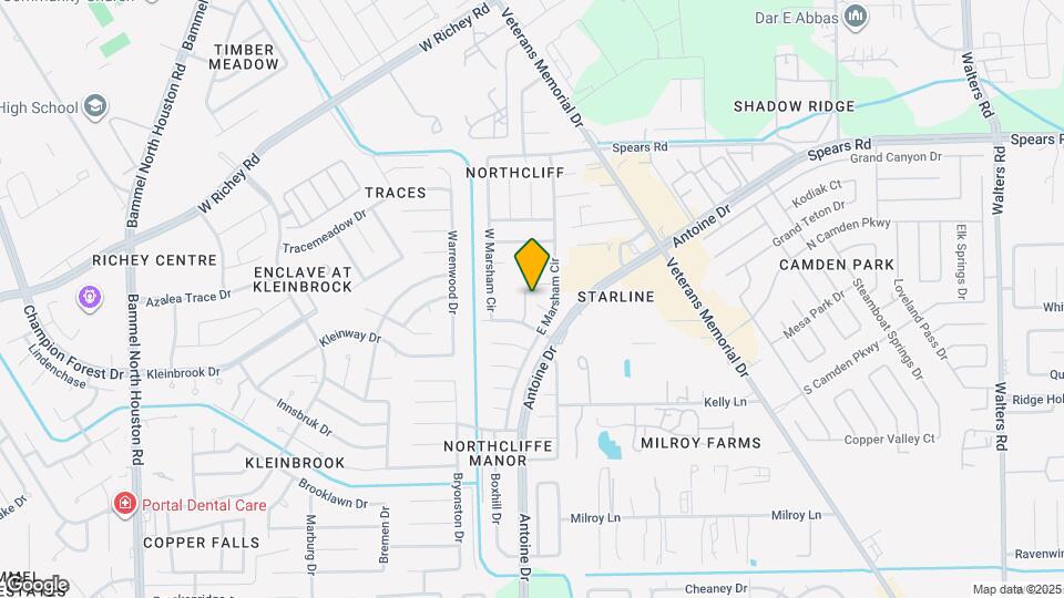3618 Tamfield Dr Map and Location Details