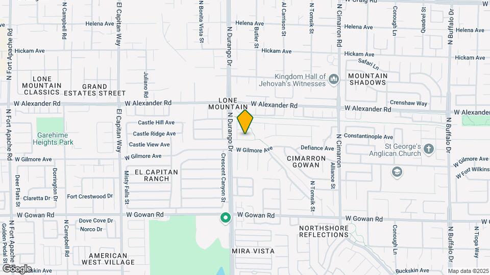 8428 Lost Gold Ave Map and Location Details