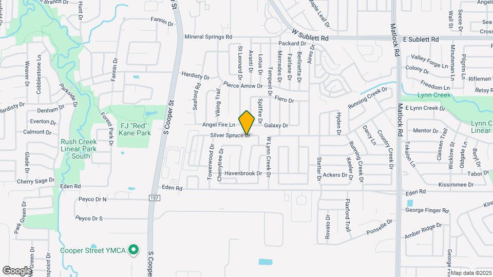 1010 Silver Spruce Dr Map and Location Details