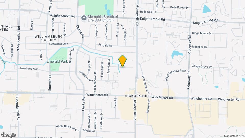 5853 Fox Lair Ave Map and Location Details