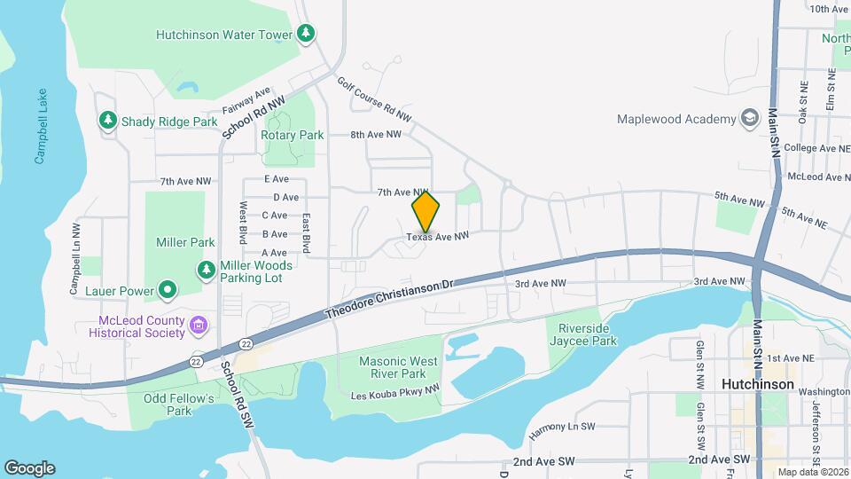 800 Texas Ave NW Map and Location Details