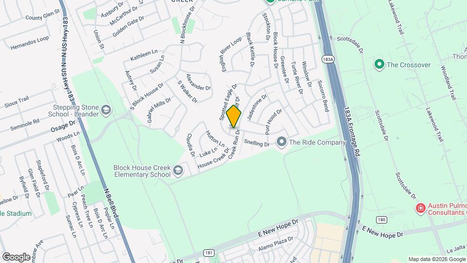 16303 Lone Wolf Dr Map and Location Details