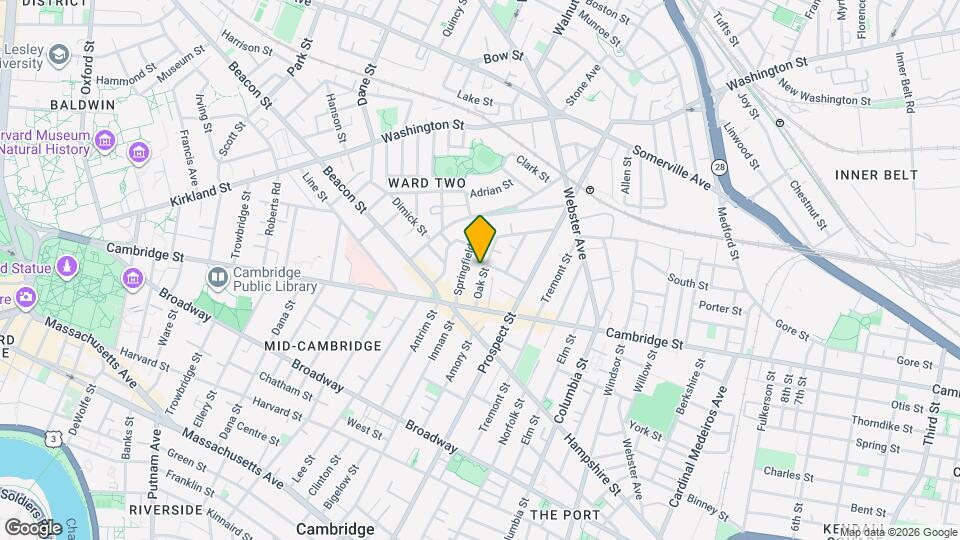 71 Oak St Map and Location Details