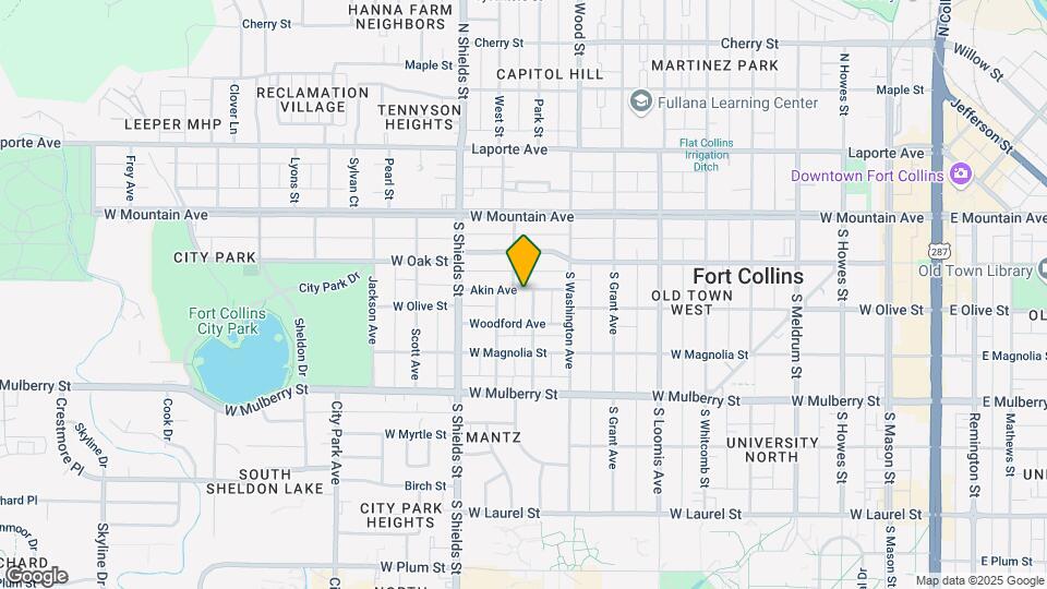 1001 Akin Ave Map and Location Details