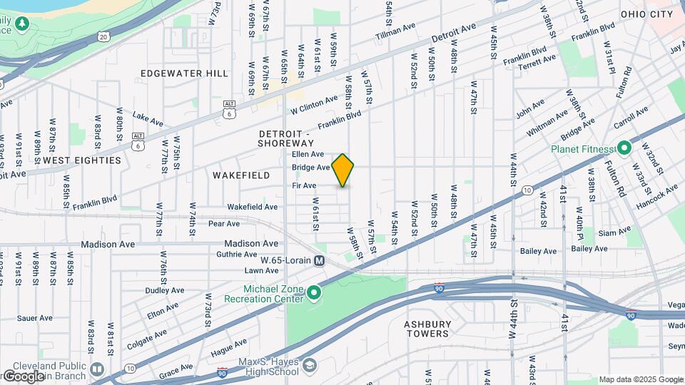 1914 W 58th St-Unit -#Up Map and Location Details