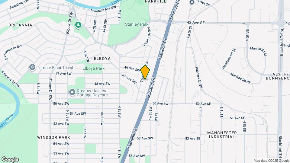 4718 Stanley Rd SW Map and Location Details