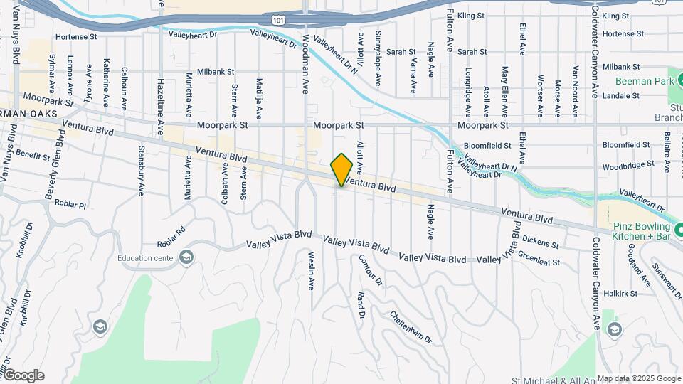 4220 Ventura Canyon Ave Map and Location Details