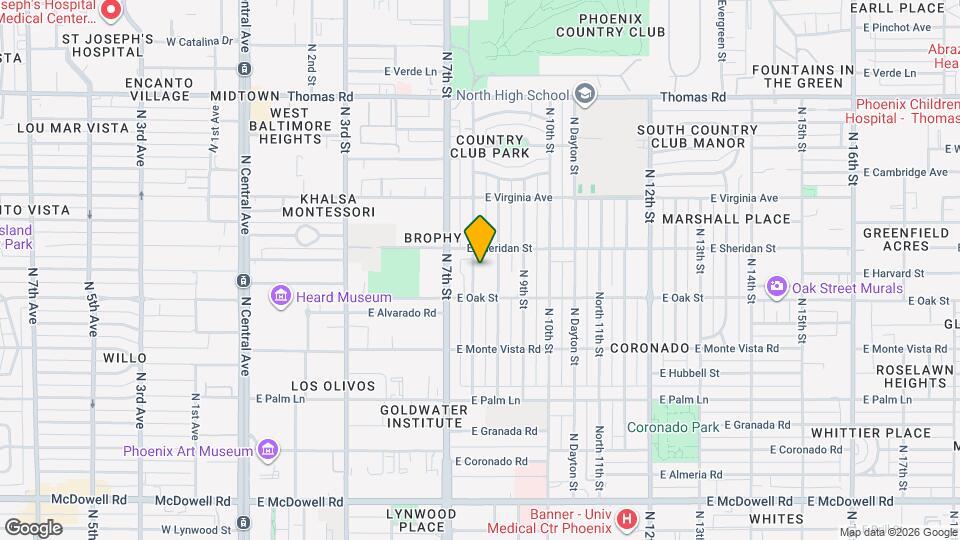 2321 North 8th St Map and Location Details