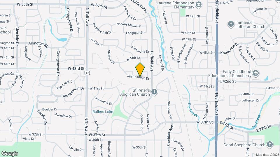 868 Scarborough Dr Map and Location Details