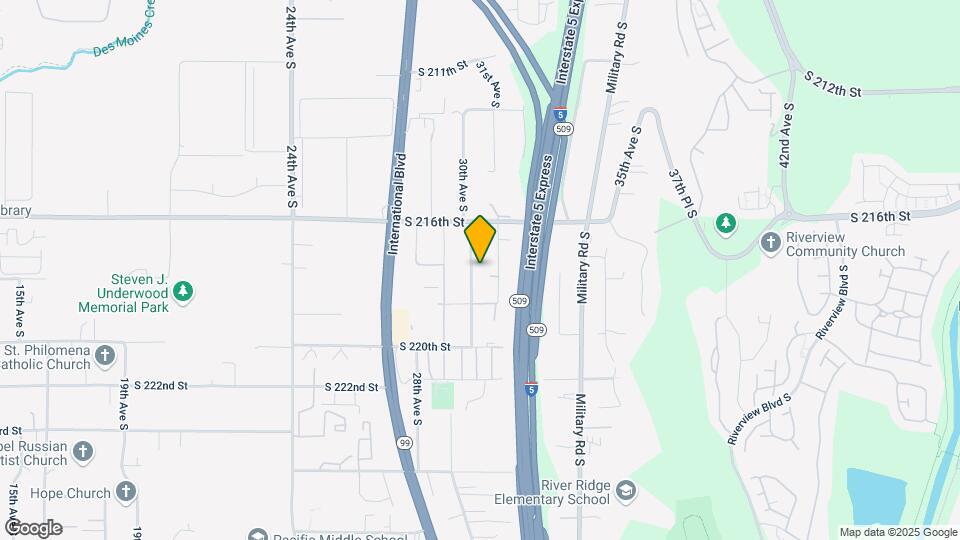 21804 30th Ave S Mapa y Detalles de la Ubicación