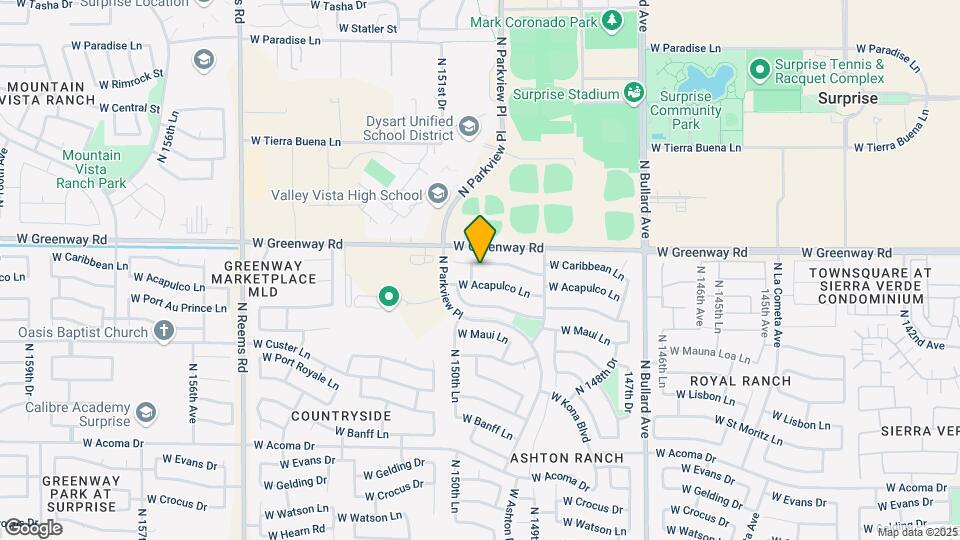 14969 W Caribbean Ln Map and Location Details