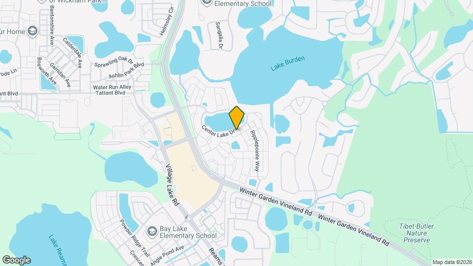 11456 Center Lake Dr Map and Location Details