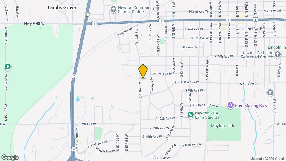 712 W 12th St S Map and Location Details