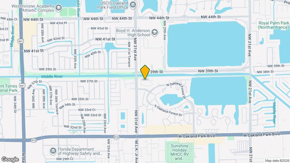 3017 N Oakland Forest Dr Map and Location Details